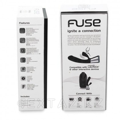 Вибратор с двойной стимуляцией Ohmibod Fuse от KIIROO (черный) от sex shop Extaz фото 5