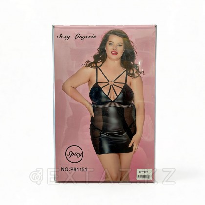 Платье эротическое JSY Latex heart, plus size от sex shop Extaz фото 2