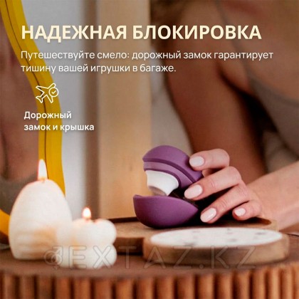 Бесконтактный клиторальный стимулятор Womanizer Liberty 2, фиолетовый от sex shop Extaz фото 13