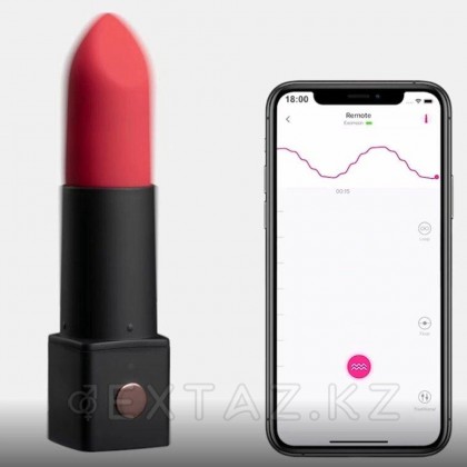 Мини-вибратор в форме губной помады Exomoon от Lovense от sex shop Extaz фото 5