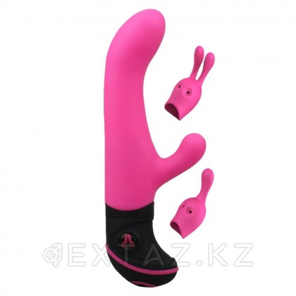 Вибратор-кролик с насадками Butch Cassidy от Adrien Lastic (17,8 *3,6 см.) от sex shop Extaz
