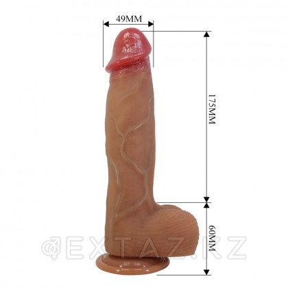 Реалистичный фаллоимитатор на присоске Orton (23,5*4,9 см) от sex shop Extaz фото 8