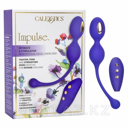 Вагинальные шарики с вибрацией и электростимуляцией CalExotics Impulse, пульт ДУ от sex shop Extaz фото 11