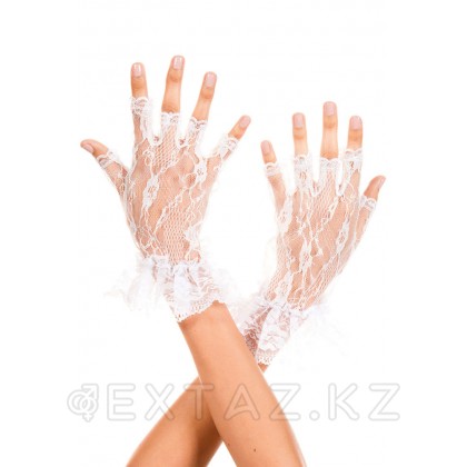 Перчатки кружевные белые от sex shop Extaz