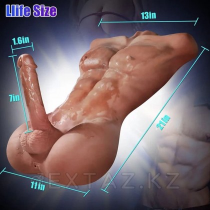 Сексуальный мужской торс с пенисом CompanionX Jeff 9 кг от sex shop Extaz фото 5