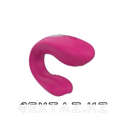 Вибратор с двойной стимуляцией для пар и пультом ДУ от sex shop Extaz фото 4