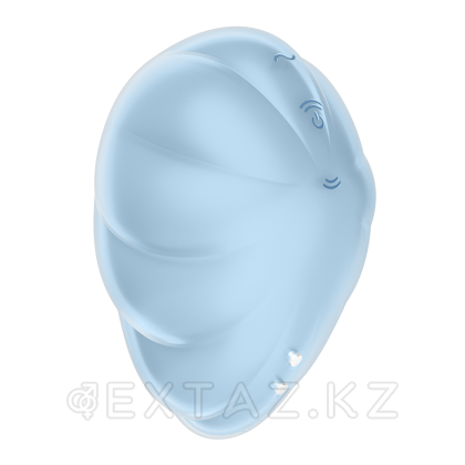Стимулятор клитора с вибрацией и воздушной стимуляцией Satisfyer Cloud Dancer голубой от sex shop Extaz фото 8