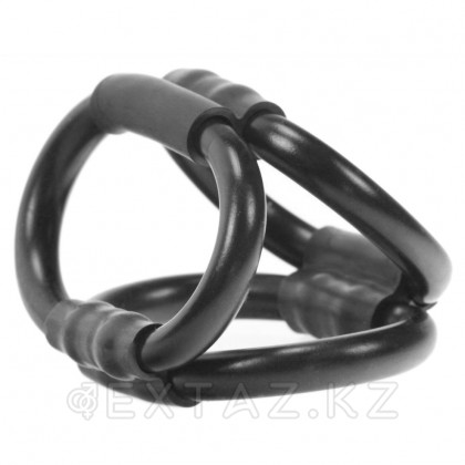 Эрекционное кольцо Tri Ring Cock Cage от sex shop Extaz фото 6
