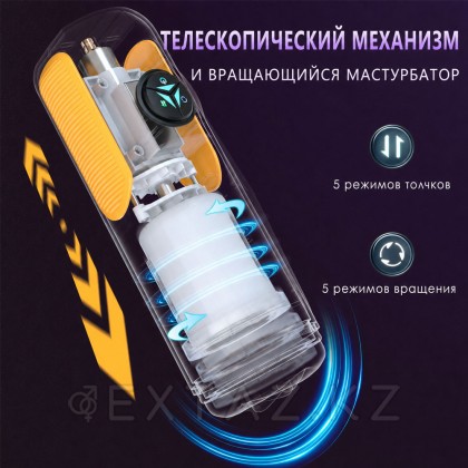Автоматический мастурбатор с функцией ротации и вращения от sex shop Extaz фото 2