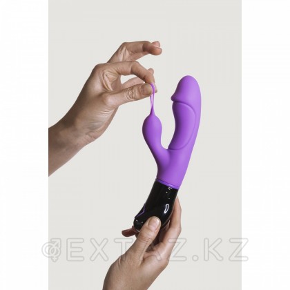 Вибратор-кролик Ares от Adrien Lastic фиолетовый (20,6*3,8 см.) от sex shop Extaz фото 4