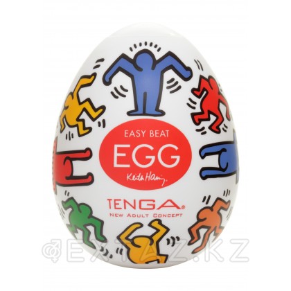 TENGA&Keith Haring Egg Мастурбатор яйцо Dance от sex shop Extaz
