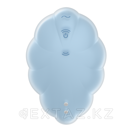 Стимулятор клитора с вибрацией и воздушной стимуляцией Satisfyer Cloud Dancer голубой от sex shop Extaz фото 4