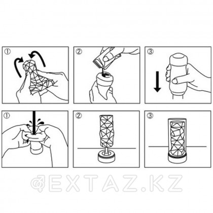 TENGA 3D Мастурбатор Zen от sex shop Extaz фото 2