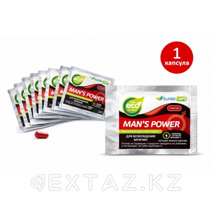 Средство возбуждающее с L-carnitin Man's Power 1 капсула от sex shop Extaz фото 2