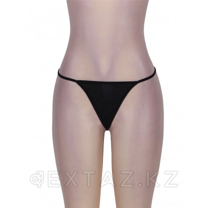 Кружевной пояс для чулок Black Sexy Lace (XL-2XL) от sex shop Extaz фото 8