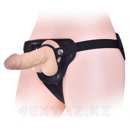 Ремень для страпона с разноразмерным креплением (Чёрный) от sex shop Extaz