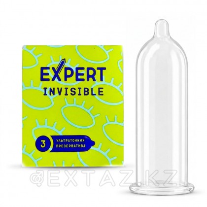 Презервативы EXPERT INVISIBLE № 3 (особо тонкие), 3 шт. от sex shop Extaz
