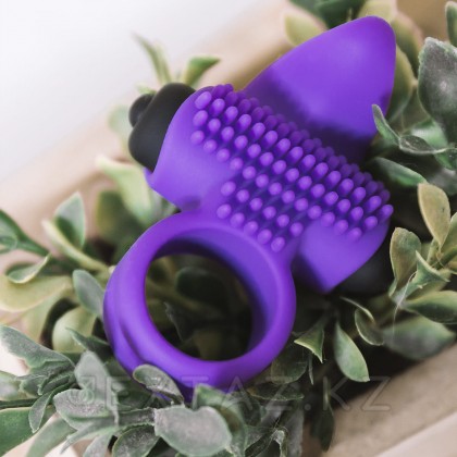 Виброкольцо эрекционное Adrien Lastic Bullet Lastic фиолетовое от sex shop Extaz фото 6
