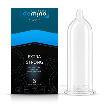 Презервативы DOMINO CLASSIC Extra Strong, особопрочные, 6 шт от sex shop Extaz