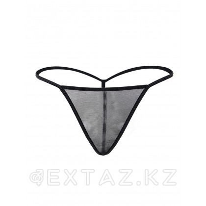 Кружевной пояс для чулок Black Sexy Lace (XL-2XL) от sex shop Extaz фото 4