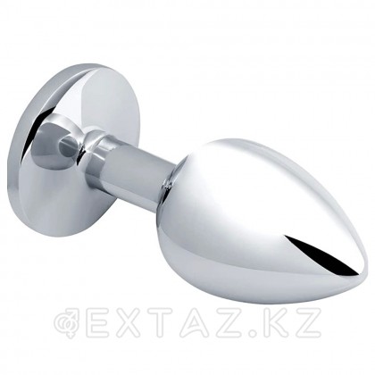 Анальная пробка маленькая Alive Anal Pleasure, металл с красным кристаллом L: 9х4,1 см  от sex shop Extaz фото 6