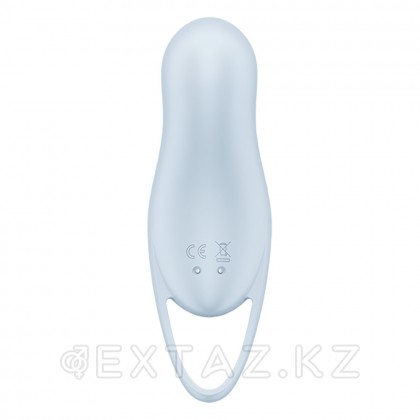 Клиторальный стимулятор с вибрацией Pocket Pro 1 от Satisfyer голубой от sex shop Extaz фото 4