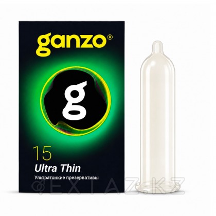 Презервативы GANZO Ultra Thin, ультратонкие, 15 шт от sex shop Extaz
