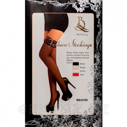 Чулки  Fashion Stockings, красный от sex shop Extaz фото 2