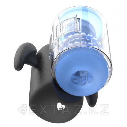 Инновационный робот-мастурбатор Black Knight с массажем бусинами от Amovibe от sex shop Extaz фото 3