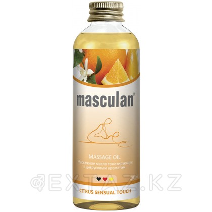 Тонизирующее массажное масло с цитрусовым ароматом Masculan 200 мл от sex shop Extaz
