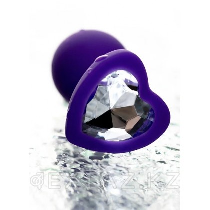 Анальная втулка ToDo by Toyfa Diamond Heart фиолетовая от sex shop Extaz фото 4