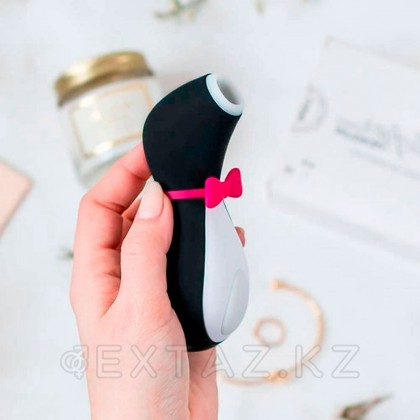 Массажер клитора Satisfyer Pro Penguin NG, черный от sex shop Extaz фото 2