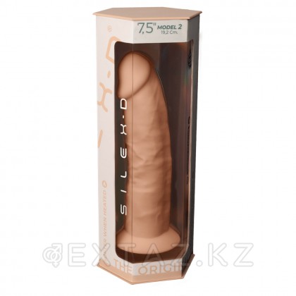 Фаллоимитатор с двойной плотностью SILEXD Model 2 светло-бежевый (19,2х4,7 см)  от sex shop Extaz фото 9