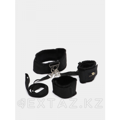 Комплект: ошейник, поводок, наручники Джага-Джага от sex shop Extaz фото 3
