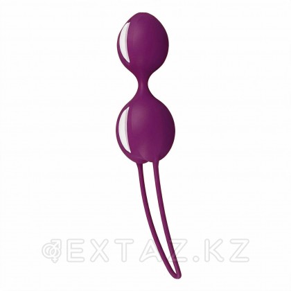 Вагинальные шарики Fun factory SMARTBALLS DUO, пурпурно-белые от sex shop Extaz