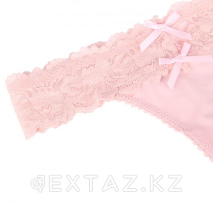 Трусики танга Sexy Floral Lace розовые (размер XL-2XL) от sex shop Extaz фото 2