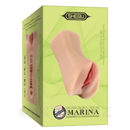 Реалистичный мастурбатор в виде вагины и половых губ MARINA от sex shop Extaz фото 8