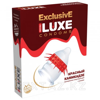 Презерватив Luxe 1шт Красный камикадзе с шип от sex shop Extaz