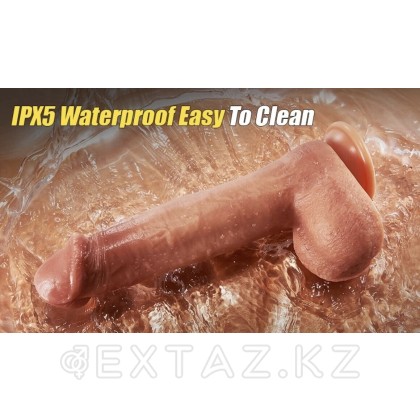 Вибратор реалистичный CompanionX с подогревом и пультом ДУ (22 х 4,5 см.) от sex shop Extaz фото 7