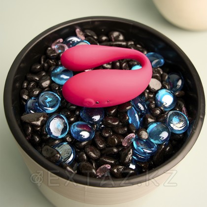 Вибратор для пар TWIN Pink с управлением через приложение от Amovibe от sex shop Extaz фото 6