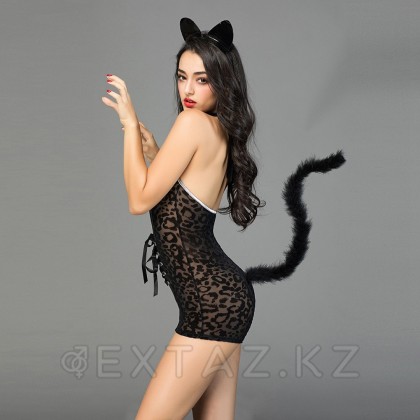 Костюм сексуальной кошечки (платье с хвостиком, ободок) от sex shop Extaz фото 4