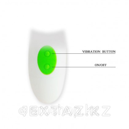 Водонепроницаемый вибратор с вибростимулятором клитора (20 см. х 3,8 см.) от sex shop Extaz фото 3