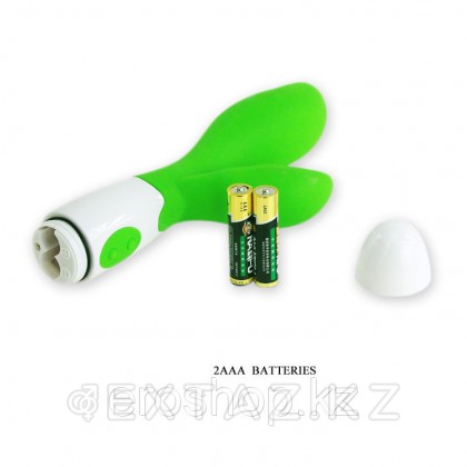 Водонепроницаемый вибратор с вибростимулятором клитора (20 см. х 3,8 см.) от sex shop Extaz фото 4