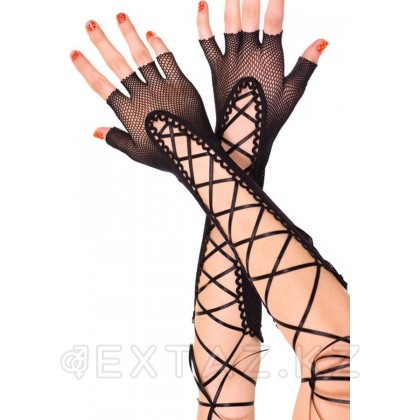 Перчатки сетка на шнуровке от sex shop Extaz