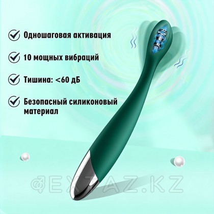Универсальный сгибаемый вибромассажер, зеленый от sex shop Extaz фото 8
