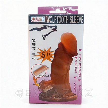 Насадка на пенис светлая (13,3×3,5 см) от sex shop Extaz фото 3