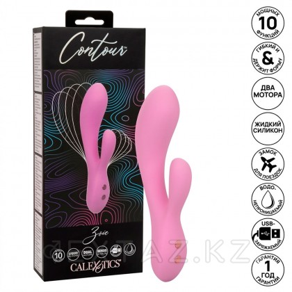 Вибратор-кролик ультрагибкий CalExotics Contour Zoie, 10.75 x 3.25 см от sex shop Extaz фото 13