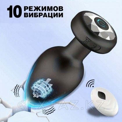 Анальная вибропробка с пультом ДУ от sex shop Extaz фото 9