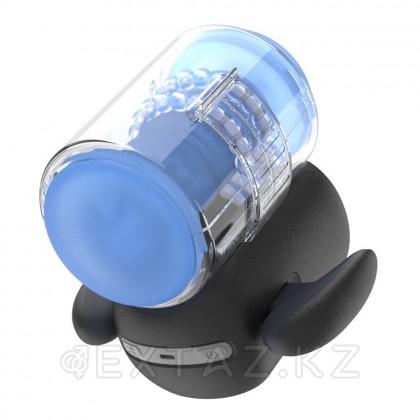 Инновационный робот-мастурбатор Black Knight с массажем бусинами от Amovibe от sex shop Extaz фото 7