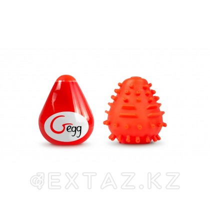 Gvibe Gegg Red - мастурбатор яйцо, 6.5х5 см (красный) от sex shop Extaz